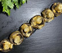 Грибы на мангале