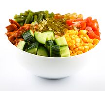 Поке с соусом teriyaki chilly