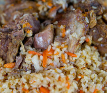 Плов по узбекски со свининой