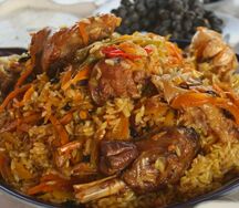 Плов узбекский с бараниной