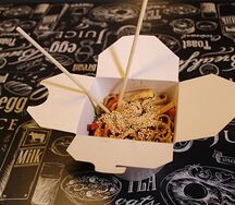 Лапша Удон с лососем