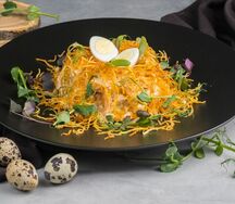 Салат Перепелиное гнездо