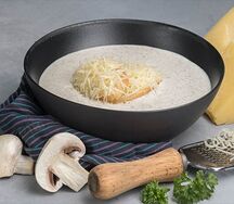 Крем-суп из лесных грибов