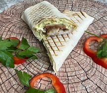 Мега шаурма со свининой