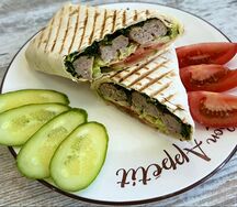 Шаурма по-армянски с люля-кебаб