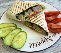 Мегашаурма с люля-кебабом 