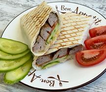 Шаурма с люля-кебабом