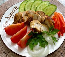 Шашлык из куриного филе 