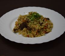 Плов из говядины