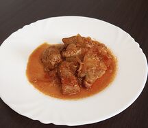 Поджарка из свинины