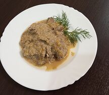 Печень куриная в сметане