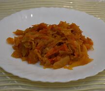 Капуста тушёная