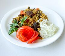 Плов с говядины