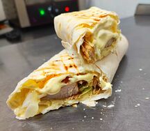 Шаурма с морковью по-корейски