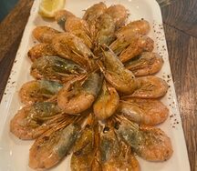 Креветки жареные