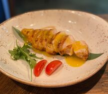 Куриная грудка с соусом манго