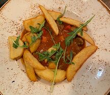 Говядина, томленная в устричном соусе