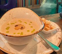 Крем-суп грибной