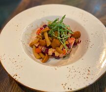 Винегрет с опятами