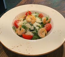 Руккола с креветкой