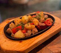 Жаркое из курицы с овощами