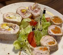 Рулеты из индейки