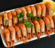Креветки жареные