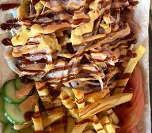 Донер на тарелке