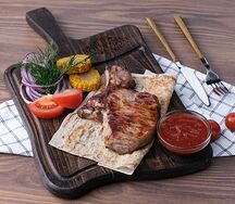 Шашлык из cвинoй корейки