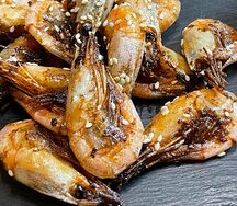 Поджаренные креветки