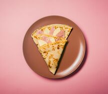 Блин с ветчиной и сыром