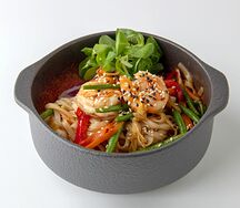 Вок с креветкой