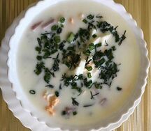 Окрошка на кефире