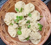Хинкали с грибами