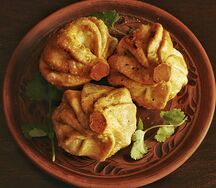 Хинкали с сыром жареные