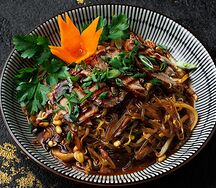 Стеклянная лапша с уткой