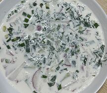 Окрошка из говядины