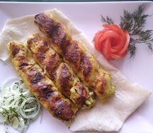 Картофельный люля с беконом