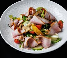 Салат с утиной грудкой и апельсином