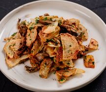 Картофель, жаренный с грибами