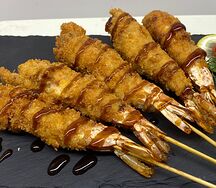 Королевские креветки в темпуре