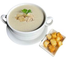 Крем-суп грибной
