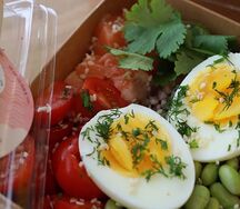 Боул с лососем