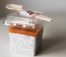 Чиа-пудинг Манго-Маракуйя