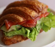 Сэндвич с лососем