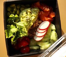 Боул с креветкой