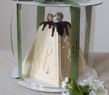 Творожная пасха ванильная с вяленой вишней