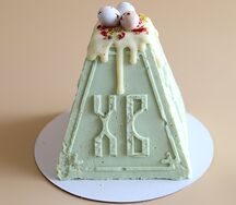 Творожная пасха фисташковая