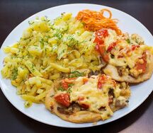 Курица по-французски
