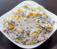 Капуста с крабом